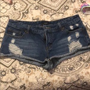 Jean shorts